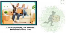 10 Advantages Of Hiring Local Movers For Moving Luxurious Home Items - Natural Health Village