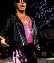 WWE The Hitman Bret Hart Leather Jacket - US Leather Mart