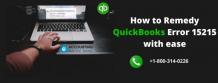 Remedying QuickBooks Error 15215 | Shira Smiths