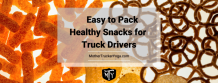 Easy to Pack Healthy Snacks for Truck Drivers - Mother Trucker Yoga