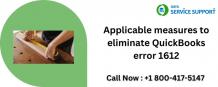 Applicable measures to eliminate QuickBooks error 1612 | TechPlanet