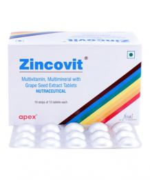 Zincovit Tablets: Buy Strip of 15 Zincovit Tablets at Best Price in India | TabletShablet