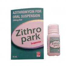 Zithro Park Suspension, Azithromycin For Oral Suspension 200 Mg/5 Ml - Schwitz Biotech