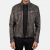 Allaric Alley Distressed Brown Leather Biker Jacket