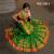 Parrot Green Saree