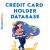 Credit card holders database 