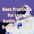 Best Practices for Using Kotlin in Data Science and AI