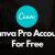 Free Canva Pro Accounts 2021 - Truegossiper