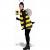 Bumble Bee Costume Black Yellow Stinger Wings Antennae Insect Bug Adult