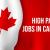 6 High-Paying Jobs In Canada