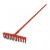 Red Long Handle Rake - Gardepot