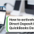 QuickBooks Direct Deposit Form Activate | @1-805-257-5030