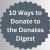 10 Ways to Donate to the Donates Digest | Zupyak