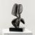 Abstract Modern Sculpture Unique Stylish Metal Look Resin Figurine Home Decor - Warmly Design