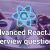 Advanced ReactJS Interview Questions