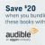 Catch A New Deal Every Day: $20 Off the Bundle of a Book and Audible Membership Deal 2018
