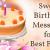 Sweet Birthday Messages for Friends & Best Friend