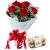 6 Red Roses Bouquet and Ferrero Rocher Delivery | Inner World