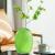 Bright Green Vase Beautiful Design Glass Flower Pot Container - Warmly Design