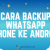 Cara Backup WhatsApp iPhone ke Android (12 Langkah) Anti Gagal
