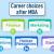 Career Choices after MBA- Detail Study