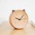 Cat Face Clock Wooden Table Shaped Clocks for Desktop - Warmly Life