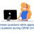 Questions while Appearing in PTE Exam during COVID 19 Time