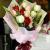 12 Mix Roses Hand Bouquet Delivery in Sharjah Free Shipment
