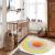 Contemporary Modern Round Rugs Abstract Soft Colorful Pattern Circle Area Carpets - Warmly Home