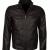 Dark Brown Designer Leather Jacket - US Leather Mart