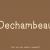 Dechambeau Font Free Download OTF TTF | DLFreeFont