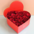 25 Red Roses Valentine Heart Box| Prices include Delivery in Sharjah