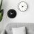 Designer Clock Cute Cool White Black Wall Clocks Interior Decoration - Warmly Life