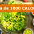 Dieta de 1000 Calorias: Emagreça De 4kg a 7kg Em Quinze Dias