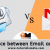 Difference between Email and Gmail - TutorialsMate