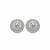 Halo diamond earrings