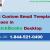 Fix Custom Email Template Issues in QuickBooks Desktop