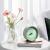 Green Table Clock Unique Marble Design Desktop Watch Interior Decor - Warmly Life