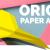 Learn how to make a Origami paper airplane | Origami plane from LND