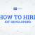 The guide on how to Hire IoT Developers