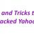 How do you recover a hacked Yahoo mail account on your mobile device?