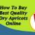 How To Buy Best Quality Dry Apricots Online 