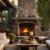 build an outdoor fireplace