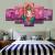 Pink Purple Backdrop Ganesha Canvas Art Large Canvas Wall | Etsy
