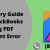 Introductory Guide on the QuickBooks Missing PDF Component Error - Bing Articles