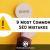 9 Most Common SEO Mistakes To Avoid At Any Cost