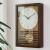 Japanese Clock Vintage Wooden Rectangle Traditional Pendulum Wall Watch Interior Decor - Warmly Life