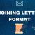 Joining Letter Format | The 2 Best Sample | DataTrained