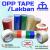 Jual OPP Tape/Lakban Bening Hitam Biru Harga Terbaru TM Tape - Tunas Mitra Makmur