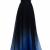 Blue Ombre One Shoulder Long Prom Dress KSP433